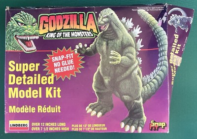 1995 Lindberg Godzilla King of The Monsters Super Detailed Model Kit, Incomplete-image