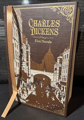 Charles Dickens 5 Novels Leather Bound Collection, Barnes and Noble 2010-image