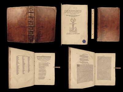 1549 Froben Greek Anthology 1ed Brodeau Greece Philosophy Planudean Palatine-image