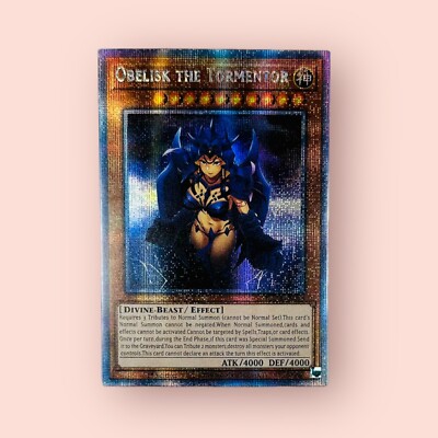 Obelisk The Tormentor Waifu YuGiOh HOLO Foil Rare Goddess Story Doujin Card - NM-image