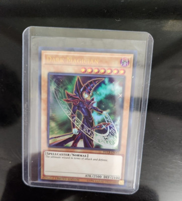 1996 Kazuki Takahashi Limited Edition Yu-gi-oh Card Laminated Dark Magician, Imm-image