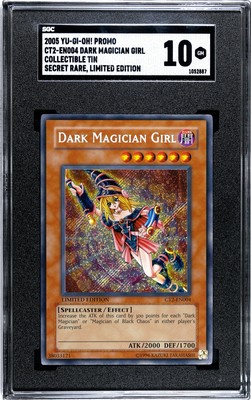 SGC 10 Dark Magician Girl CT2-EN004 Secret Rare Limited Edition Card-image