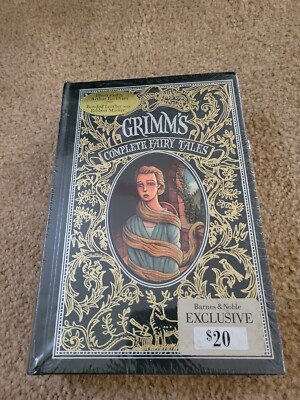 Barnes & Noble Leather Bound Classic Book GRIMM'S COMPLETE FAIRY TALES Gilt Edge-image