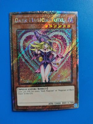 Near Mint Yugioh Dark Magician Girl Platinum Secret Rare (A) - RA03-EN123-image