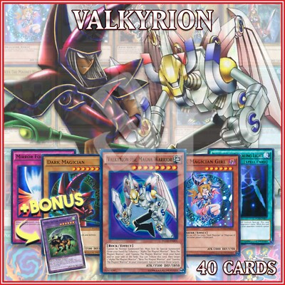VALKYRION DECK 40 | Dark Magician Mirror Forcce Magna Warrior Archfiend YuGiOh-image