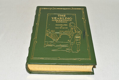 Easton Press THE YEARLING Marjorie Rawlings N C WYETH Illustrat LEATHER 1992 1ST-image