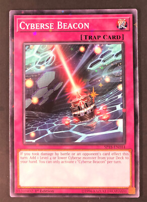 YUGIOH Cyberse Beacon - SP18-EN044 - Starfoil Rare - 1st Edition - NM-image