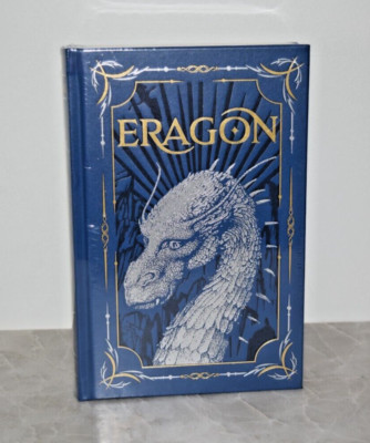 New Eragon by Christopher Paolini Sealed Leather Bound Collectible Hardcover-image