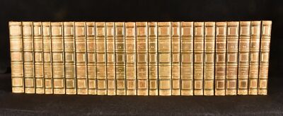 1830-36 24vol Oeuvres Completes De M Le Vicomte De Chateaubriand Scarce Leather-image
