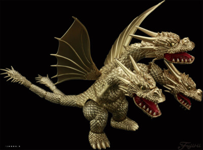 Godzilla vs. King Ghidorah 1991 King Ghirorah Model Kit by Fujimi Japan 0891FU20-image