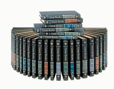 Great Books of the Western World Mortimer J. Adler hardcover Collectible - Like-image