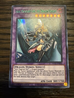 Yu-Gi-Oh! Dark Magician Girl the Dragon Knight DLCS-EN006 Green Ultra Rare NM-image