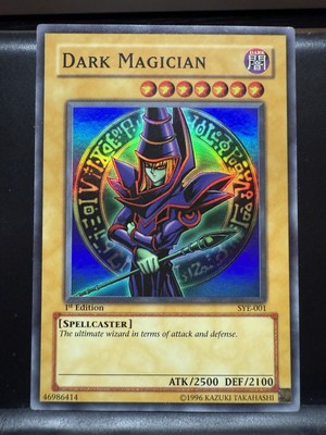 Yugioh Dark Magician Card 1st Edition Foil/Holo SYE-001-image