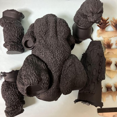 Max Factory Godzilla vs. King Ghidorah Soft Vinyl Kit W/BOX F/S FEDEX 2-image