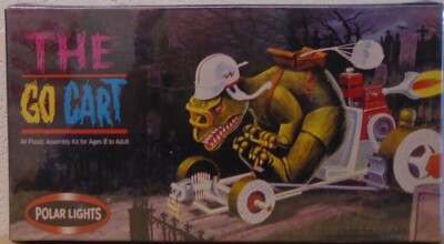 Godzilla's Go Kart Polar Lights Plastic Model Kit Reissue Of Aurora Sealed Box-image