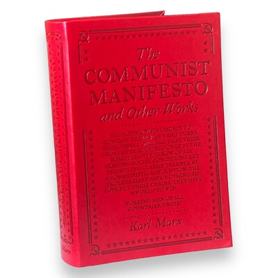 THE COMMUNIST MANIFESTO & Other Works by Karl Marx Faux Leather Flexi Bound NEW-image