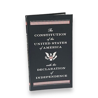 CONSTITUTION OF THE USA Collectible Deluxe LEATHER Cover Pocket 7