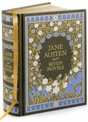 RARE! 7 NOVELS BY JANE AUSTEN, LEATHERBOUND WITH GILT DECORATIONS, 2007. FINE!-image