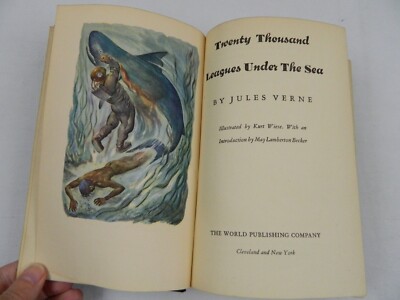 Twenty Thousand Leagues Under The Sea - Rainbow Classics - by Jules Verne 1946-image