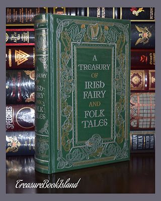Treasury of Irish Fairy and Folk Tales New Sealed Leather Bound Collectible Gift-image
