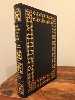 Sound and The Fury by W Faulkner (Franklin Library - Greatest American) leather-image