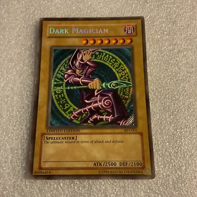 Yugioh TCG Dark Magician BPT-001 Secret Rare HOLO 2002 Limited Edition Promo-image