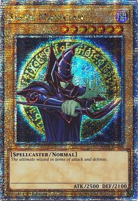 Lightly Played, English Yu Gi Oh Dark Magician (9th Art) - RA04-EN106 - Quarter -image