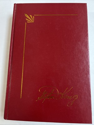 Stephen King Library Salem’s Lot Red Leather Hardcover Edition Very Good RARE-image