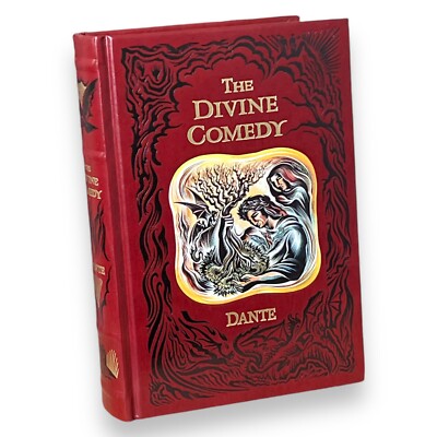 The Divine Comedy Dante Collectible Leather Bonded Hardcover Gift 2008-image