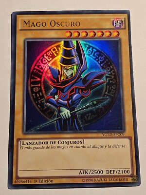 Dark Magician (V.3 - Ultra Rare)●YUGIOH●YGLD●2015●SPANISH●1st EDITION●NM●34179-image
