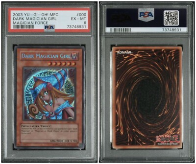 2003 YuGiOh! Dark Magician Girl MFC-000 SECRET Rare PSA 6-image