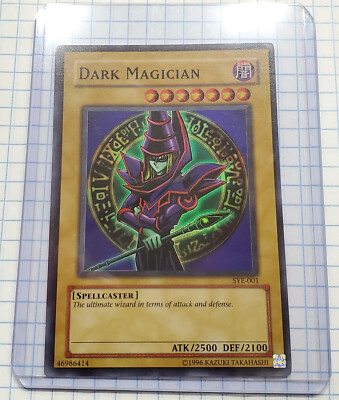 '96 Konami Yugioh Dark Magician SYE-001 Limited Edition Super Rare Yu-Gi-Oh Holo-image