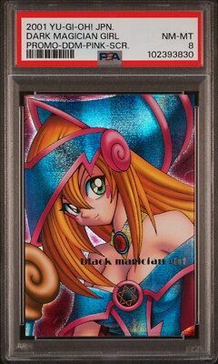 2001 Yu-Gi-Oh! JPN. DARK MAGICIAN GIRL - PROMO.DDM.PINK.SCR - PSA 8-image