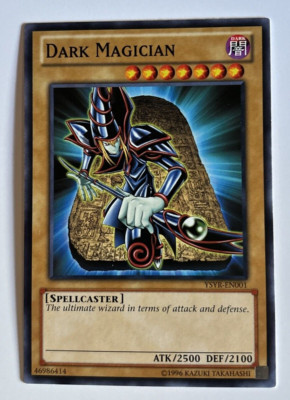 1996 Yu-Gi-Oh! Dark Magician Spellcaster YSYR-EN001-image