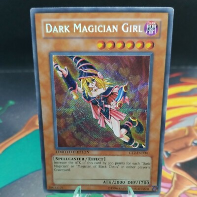 Dark Magician Girl CT2-EN004 Lightly Played Secret Rare Holo Limited Edition-image