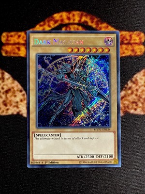 🔥YUGIOH • DARK MAGICIAN • SECRET RARE • MVP1-ENS54 • 1st EDITION • NM 🔥-image