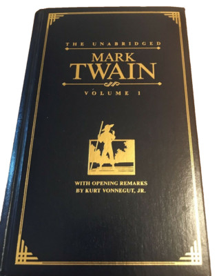 Mark Twain Unabridged Vol 1  1289 Pages Mark Twain Faux Leather Cover-image