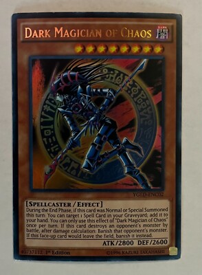 Dark Magician of Chaos - YGLD-ENC02 - Yugi's Legendary Decks 1st Edition - NM-image