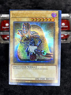 *MISPRINT Dark Magician MISCUT/OC HAC1-EN002 1st Edition-image