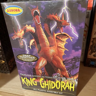2000 Aurora King Ghidorah FromThe Godzilla Monster Movie Series #6802 Sealed-image