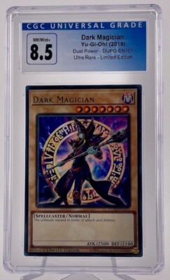 Dark Magician 2019 Duel Power No.DUPO-EN101 Ultra Limited CGC Grade 8.5 Card-image