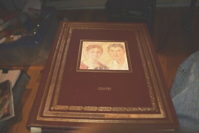 Easton Press POMPEII by Erich Lessing & Antonio Varone. Leather Bound Book.- NEW-image