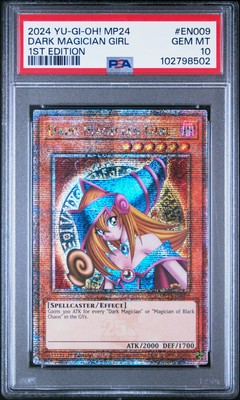 2024 YU-GI-OH! MP24-25TH ANV TIN: DUELING MIRRORS DARK MAGICIAN GIRL PSA 10-image