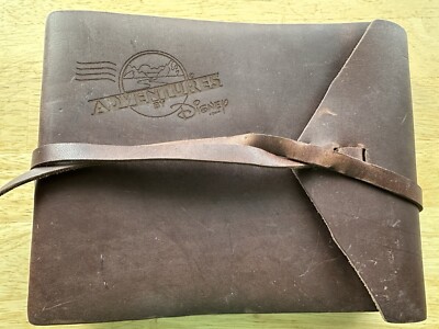 Adventures By Disney Hand Sewn Leather Bound Photo Book-image
