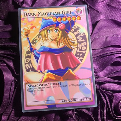 DARK MAGICIAN GIRL YU-GI-OH! GODDESS STORY Anime Girl Waifu Ride Back Card-image