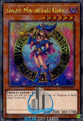 Yugioh Dark Magician Girl 1ST ED Quarter Century RA03-EN123-image