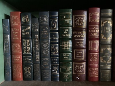 EASTON PRESS MASTERPIECES OF SCI-FI COLLECTION, FINE LEATHER- SOLD INDIVIDUALLY!-image