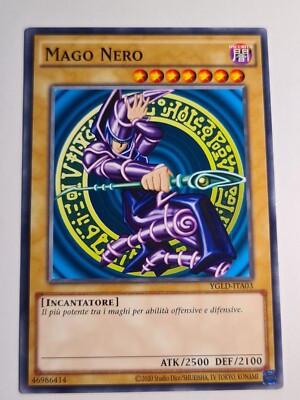 Dark Magician (V.1 - Common)●YUGIOH●YGLD●2015●ITALIAN●NM #05042-image