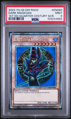 2024 YU-GI-OH! RA03-QUARTER CENTURY BONANZA #EN080 DARK MAGICIAN PSA 9-image