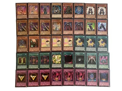 YUGIOH Dark Magician Girl Deck with Apple Lemon Kiwi Complete 40 - Cards-image